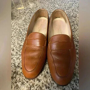 Silvia Fiorentina brown leather Loafers size 7 M vintage